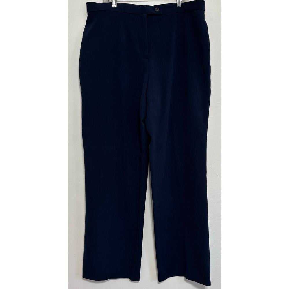 Haggar Women's Navy Blue Career Panta Size 14
